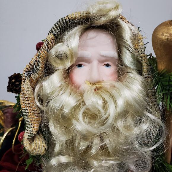 Vintage St Nicholas Santa Claus Tree Topper or Shelf Sitter Christmas Holiday - Picture 4 of 10